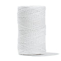 COTTON ROPE ZERO WASTE 2 MM - 3 PLY - WHITE COLOR