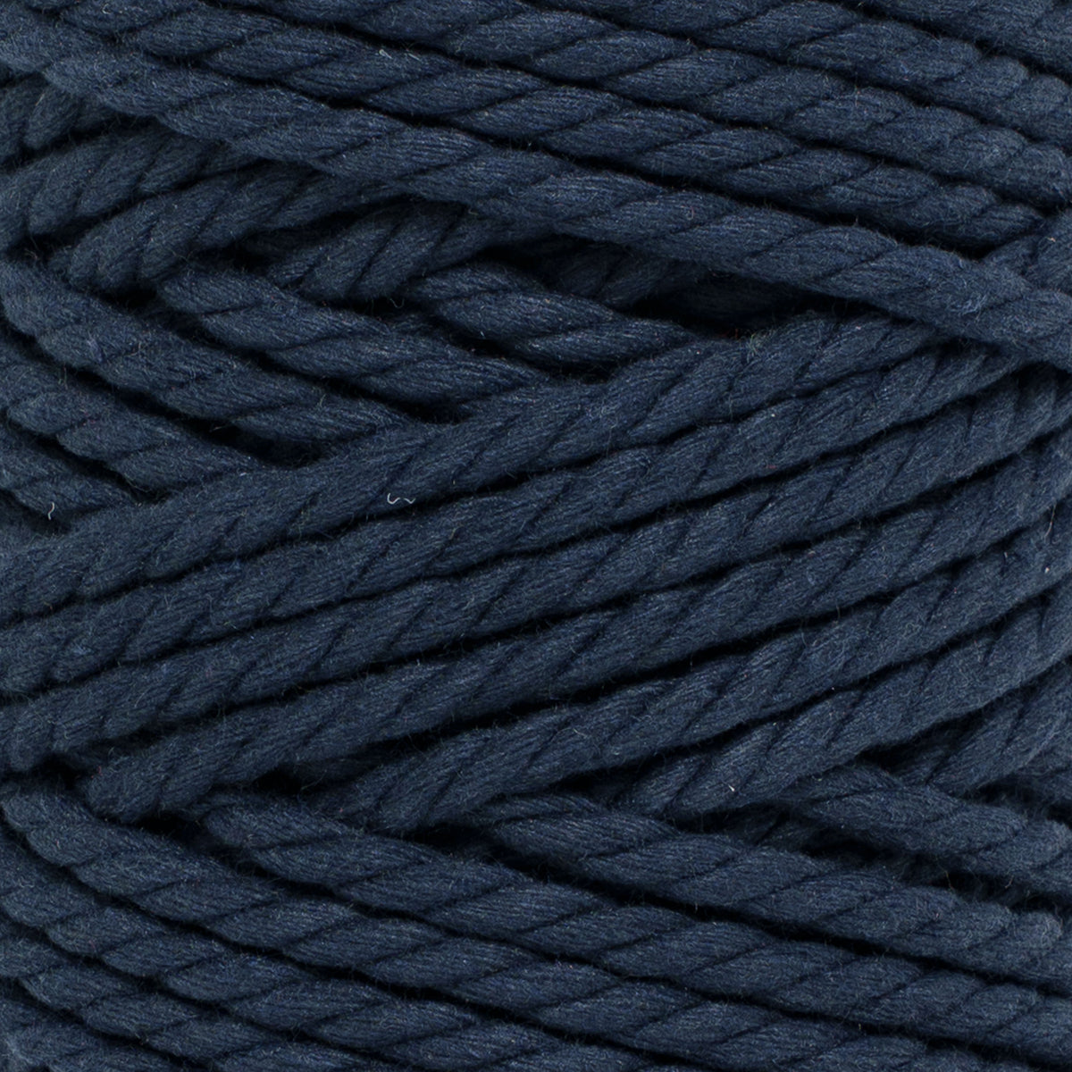 COTTON ROPE ZERO WASTE 5 MM - 3 PLY - NAVY BLUE COLOR