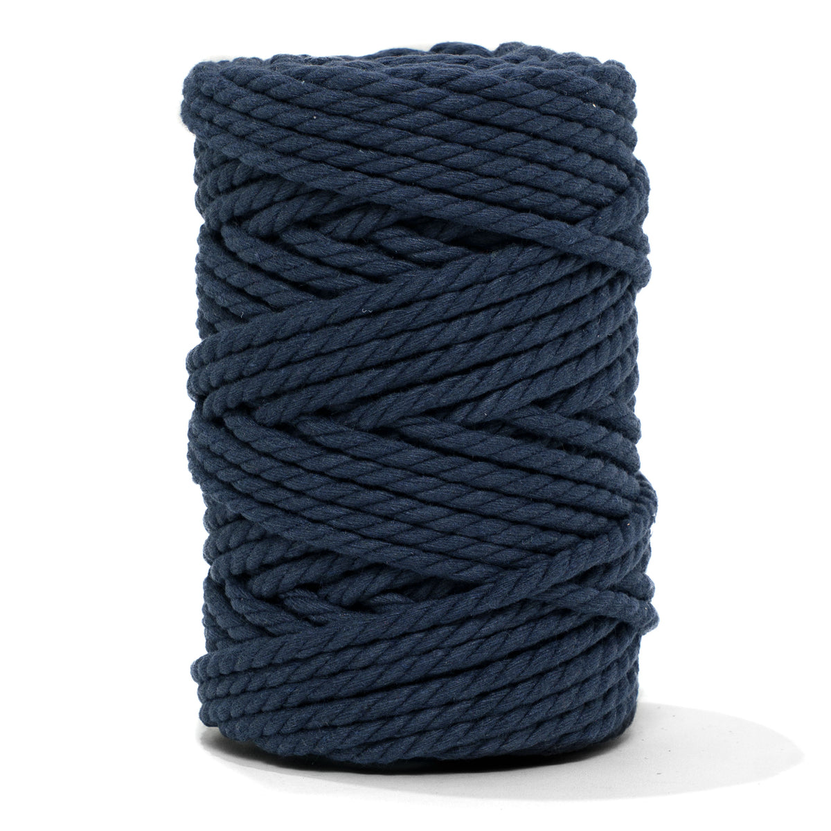 COTTON ROPE ZERO WASTE 5 MM - 3 PLY - NAVY BLUE COLOR